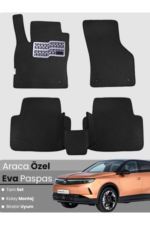 Opel Grandland Hybrid (2025-2025) Uyumlu Eva Paspas Tam Set–Araca Özel,Kolay Montaj,Oto Paspas