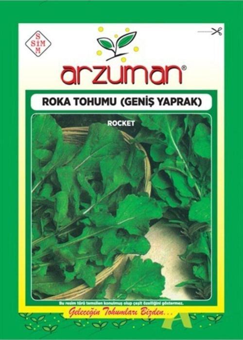 Arzuman Sebze Geniş Yaprak Roka Tohumu 500  gr