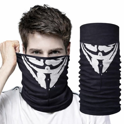 Vendetta Maskesi Desenli Baf Bandana – Çok Amaçlı Yüz Boyunluk Bandana 4 No