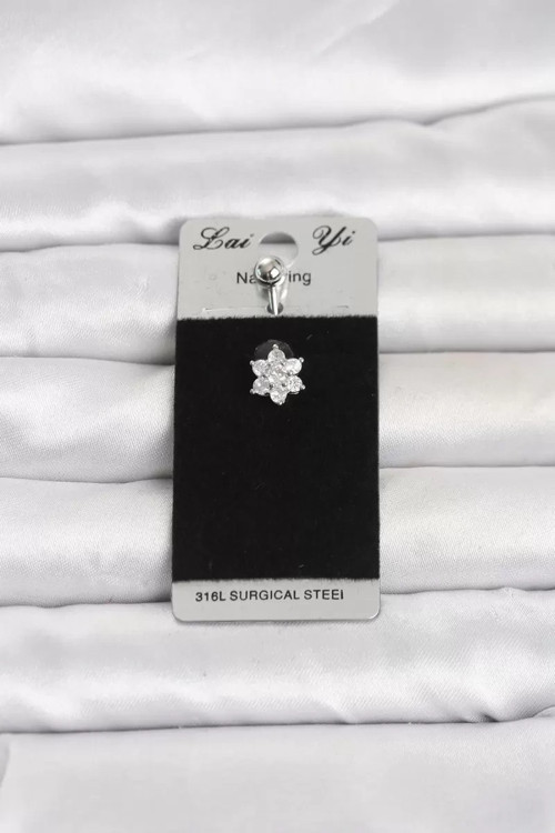 316L Cerrahi Çelik Çiçek Model Göbek Piercing TJ-PR1395