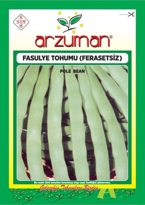 Arzuman Ferasetsiz Fasulye Tohumu 50 gr