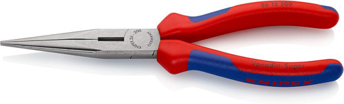 Flachrundzange İle Bıçak, Uzunluk 230 Mm, 1 Adet, 26 12 200 Sb