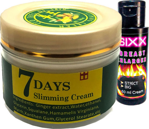 7Days Slimming Vücut Bakım Fitkremi + Sıxx Göğüsşekillendirici 60 Ml