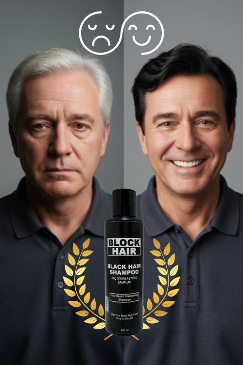 Block Hair Saçları Siyahlaştıran Şampuan 200 Ml
