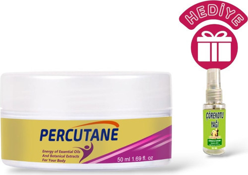Percutane Vücut Yönetimi Için Hızlı Etkili Masaj Bakım Kremi 50 Ml + Çörek Otu Yağı 30 Ml Hediye