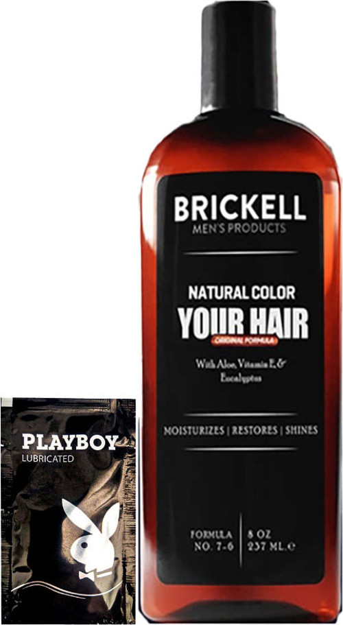 Brickell Anti-White Erkeklere Özel 3 Adet Beyaz Saç Sakal Bakım Şampuanı 237 Ml + Hediye Jel