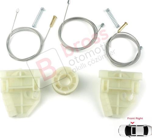 MAN Truck Kamyon Çekici TGS TGX MK1 2006-2021 81626456040 İçin Ön Sağ Kapı Cam Kriko Tamir Seti