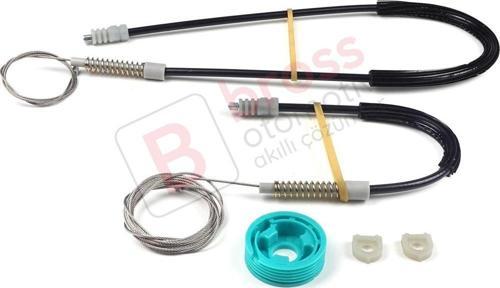 Audi 80 B3 B4 8G 89 1991-2001 Coupe Cabriolet 895837729 İçin Elektrikli Ön Cam Kriko Tamir Seti