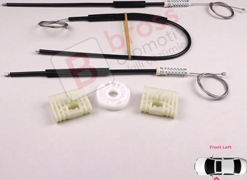 Audi A2 8Z 8Z0 1999-2005 5-Kapı Hatchback 8Z0837461 İçin Elektrikli Ön Sol Cam Kriko Tamir Seti