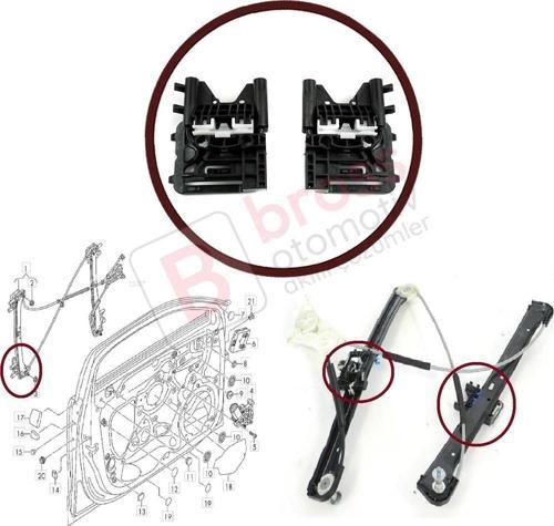 Audi A3 S3 Sportback 8V MK3 İçin Ön Cam Kriko Klips Seti 8V4837461 8V4837462