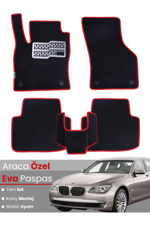 Bmw 7 Serisi F01 Short (2009-2015) Uyumlu Eva Paspas Tam Set–Araca Özel,Su Geçirmez