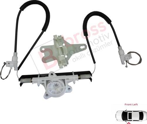 Nissan Terrano MK2 R20 Mercedes Vito W638 807010F015 İçin Elektrikli Ön Sol Cam Kriko Tamir Seti