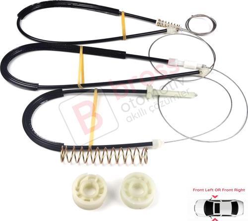 Bentley Continental MK1 GT GTC 3W 2003-2011 Coupe Convertible İçin Elektrikli Ön Kapı Cam Kriko Seti