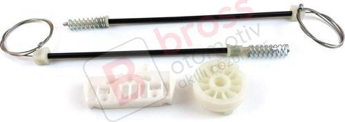 Opel Corsa D S07 2006-2014 5-Kapı 13188491 İçin Elektrikli Ön Sağ Cam Kriko Tamir Seti