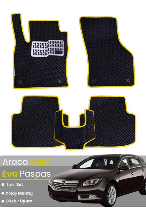 Opel Insignia (2008-2013) Uyumlu Eva Paspas Tam Set–Araca Özel,Kolay Montaj,Oto Paspas