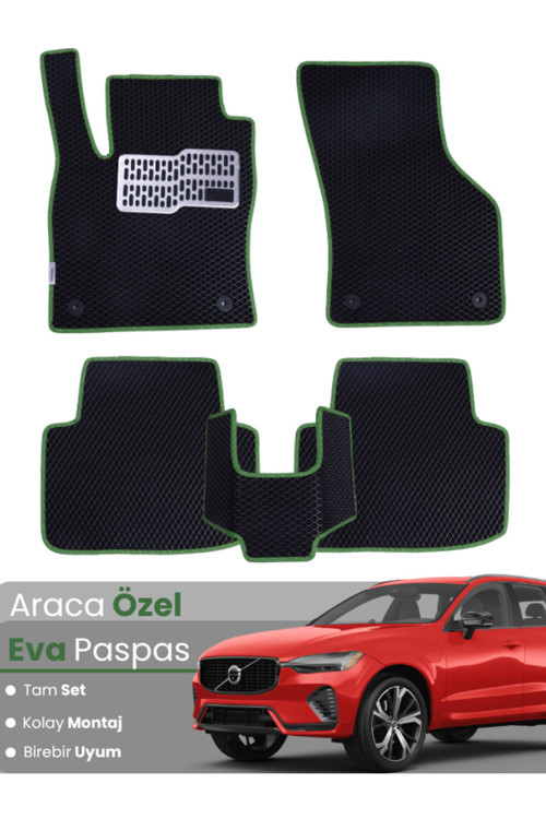 Volvo Xc60 Benzinli (2021-2025) Uyumlu Eva Paspas Tam Set–Oto Paspas,Araca Özel,Tam Koruma
