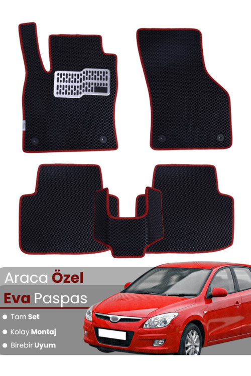 Hyundai İ30 (2007-2011) Uyumlu Eva Paspas Tam Set–Araca Özel,Kolay Montaj,Su Geçirmez