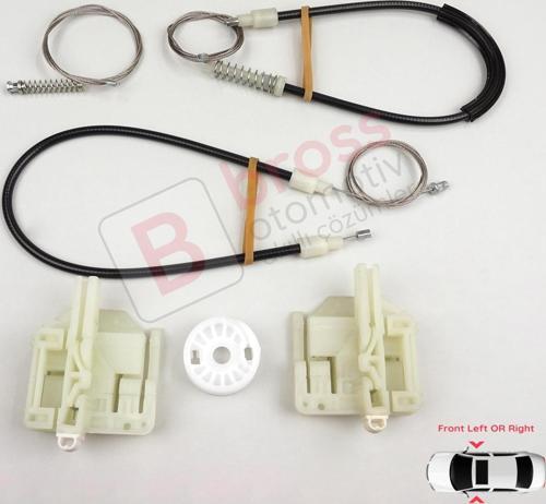 BMW 3 Serisi E90 E91 2004-2012 4/5 Kapı 51337140587 51337140588 İçin Ön Sağ veya Sol Cam Kriko Seti
