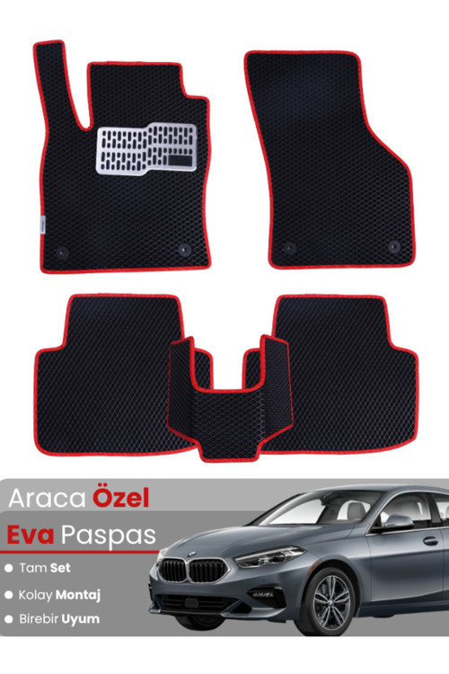 Bmw 2 Serisi F44 (2020-2025) Uyumlu Eva Paspas Tam Set–Araca Özel,Su Geçirmez,Kolay Montaj