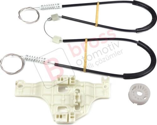 Renault Megane MK3 2008–2017 5-Kapı 827210003R İçin Elektrikli Arka Sol Cam Kriko Tamir Seti
