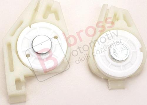 Fiat Doblo 1 119 223 için Ön Sağ Cam Kriko Köşe Makara KlipsSeti 51718403