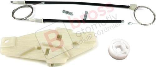 Toyota Corolla E10 AE100 E100 1991-1999 3/4/5 Kapı 6980212140 İçin Ön Sol Cam Kriko Tamir Seti