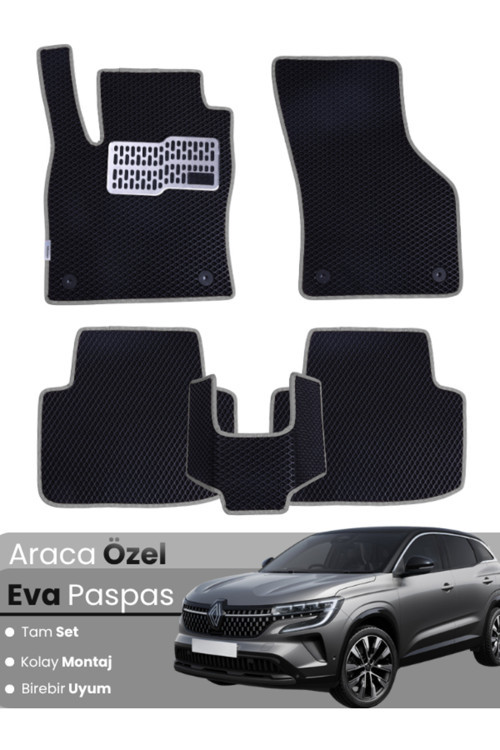 Renault Austral (2022-2025) Uyumlu Eva Paspas Tam Set–Araca Özel,Oto Paspas