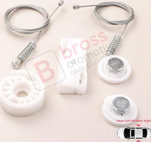 Ford Mustang MK5 S197 2005-2014 Convertible Coupe İçin Elektrikli Arka Sağ veya Sol Cam Kriko Seti