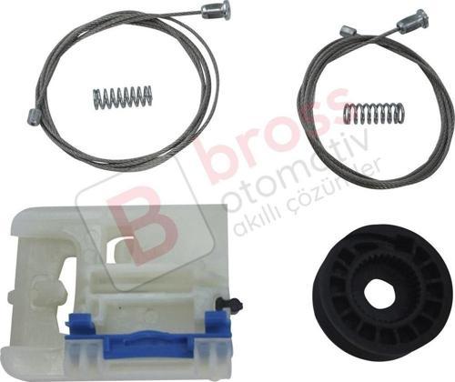 Ford Transit Custom Tourneo MK1 V362 F3 FY FZ 2012-2023 İçin Elektrikli Ön Sol Cam Kriko Tamir Seti