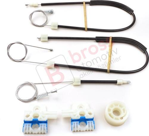 VW Jetta MK6 A6 IV 2010-2018 5C6 5C6837461 İçin Elektrikli Ön Sol Cam Kriko Tamir Seti