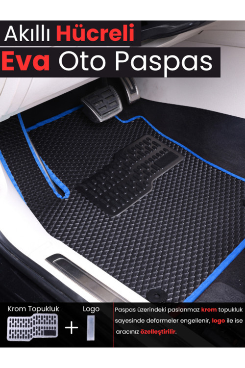 Volvo S60 (2019-2025) Uyumlu Eva Paspas Tam Set–Oto Paspas,Araca Özel,Tam Koruma,Kolay Montaj