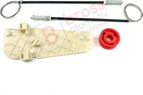 Jeep Grand Cherokee MK2 WJ WG 1998-2005 55076467AB İçin Elektrikli Ön Sol Kapı Cam Kriko Tamir Seti
