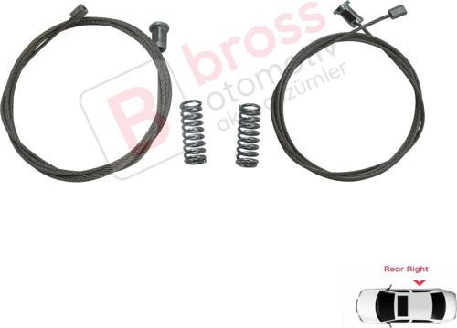 Kia Ceed Cee'd MK2 JD 2012-2018 5-Kapı 83460A2010 İçin Elektrikli Arka Sağ Cam Kriko Tamir Seti