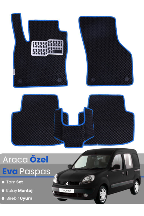 Renault Kangoo 1 (1997-2007) Uyumlu Eva Paspas Tam Set–Oto Paspas,Araca Özel