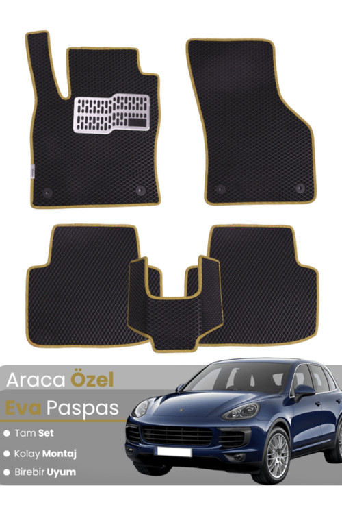 Porsche Cayenne (2011-2017) Uyumlu Eva Paspas Tam Set–Araca Özel,Oto Paspas