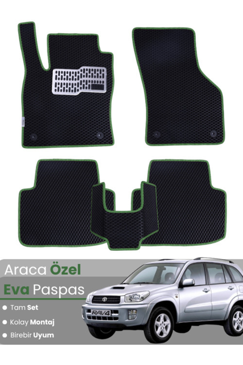 Toyota Rav4 (2005-2012) Uyumlu Eva Paspas Tam Set–Oto Paspas,Araca Özel,Su Geçirmez