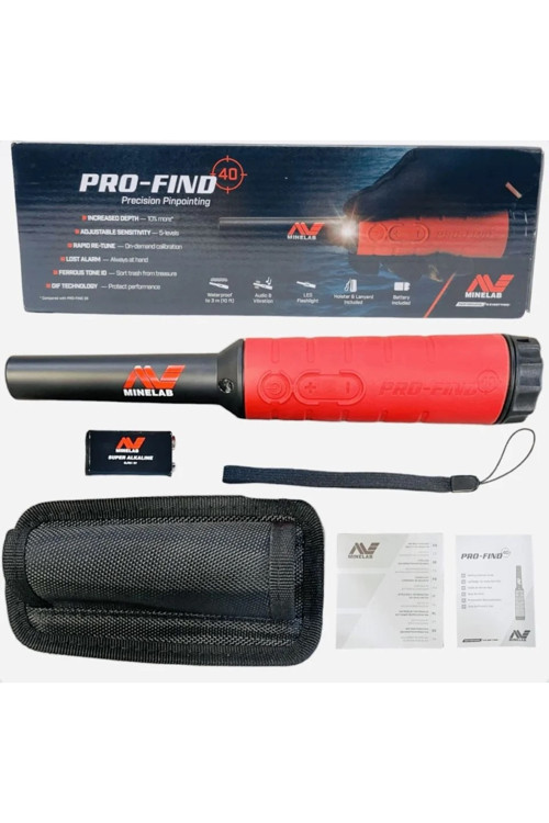Pro Find 40 Ayrımlı Pointer + Su Geçirmez + Minelab Teknolojisi
