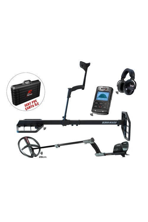 Xtrem Hunter Metal Dedektör-28Fmf Başlık 2 Ana Kontrol Ünitesi Wsa2Xl Kulaklık (Double Paket)