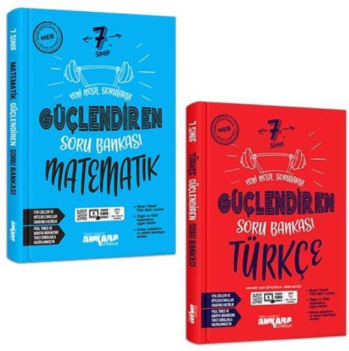 Ankara 7. Sınıf Matematik + Türkçe Güçlendiren Soru Seti 2 Kitap 2023