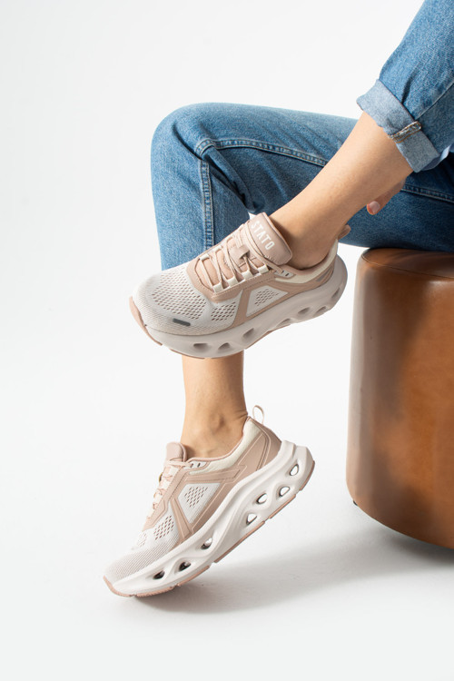 Flex Yüksek Taban Hafif Triko Günlük Spor Kadın Sneaker