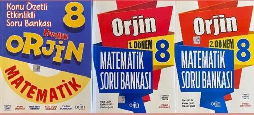 Orjin Yayınları 8. Sınıf Matematik 3 Lü Set ( Konu Özetli Etkinlikli + 1. Ve 2. Dönem ) 2023