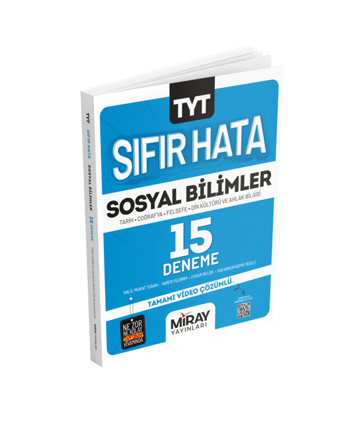 Miray 2024 Tyt Sosyal Bilimler Sıfır Hata 15 Deneme