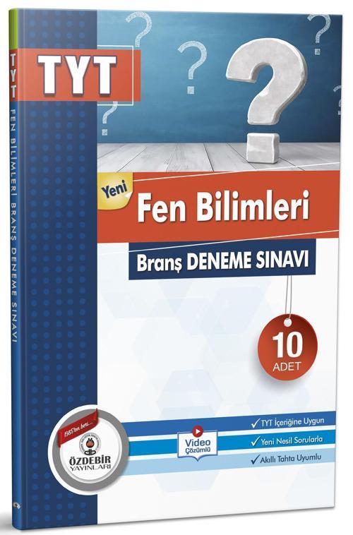 Özdebir Yayınları 2024 Tyt Fen Bilimleri Branş Deneme Sınavı