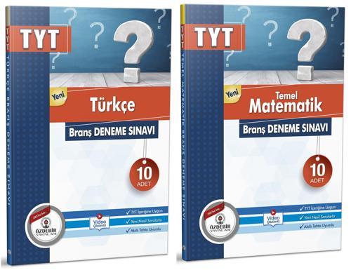 Özdebir Yayınları 2024 Tyt Türkçe + Matematik Deneme Seti 2 Kitap