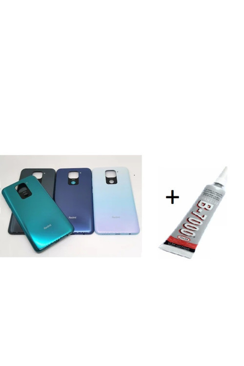 Redmi Note 9 Arka Batarya Pil Kapağı Yeşil (B7000 15 Ml Yapıştırıcı)