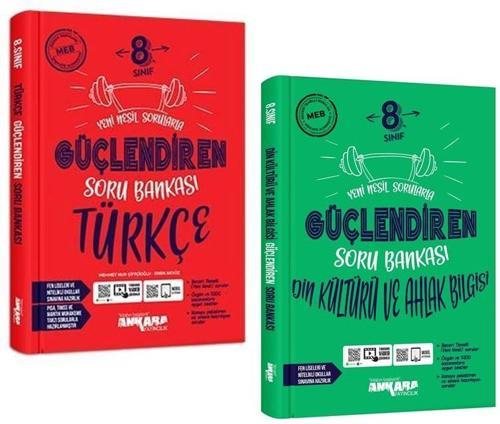 Ankara 8. Sınıf Türkçe + Din Kültürü Güçlendiren Soru Seti 2 Kitap 2023