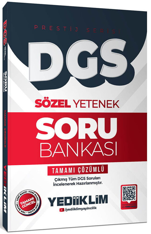 2026 DGS Prestij Serisi Sözel Yetenek Tamamı Çözümlü Soru Bankası