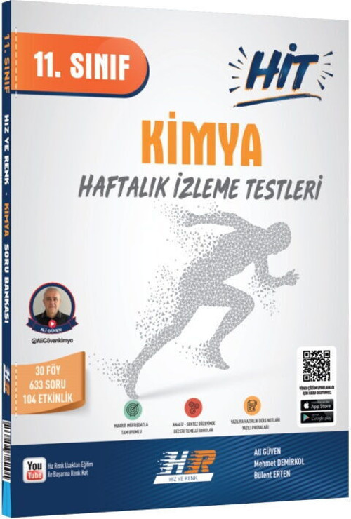 Hız ve Renk 11. Sınıf Kimya Hit Soru Bankası %100 Yeni Güncel Maarif Müfredat 2027