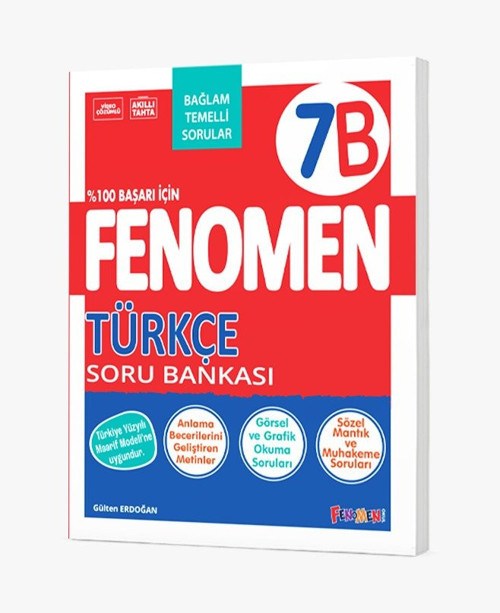 ***YENİ ÜRÜN***FENOMEN 7 TÜRKÇE (B) SORU BANKASI %100 Maarif Müfredat 2027