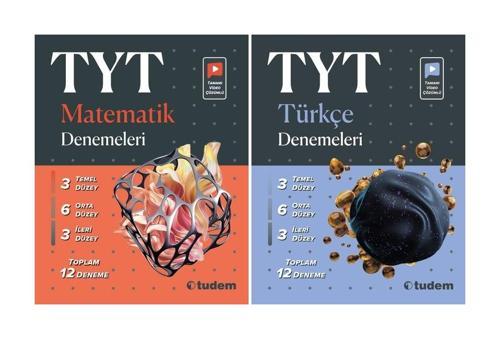 Tudem Tyt Matematik + Türkçe Deneme Seti 2 Kitap 2023